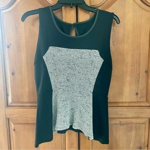 Black and Grey Peplum